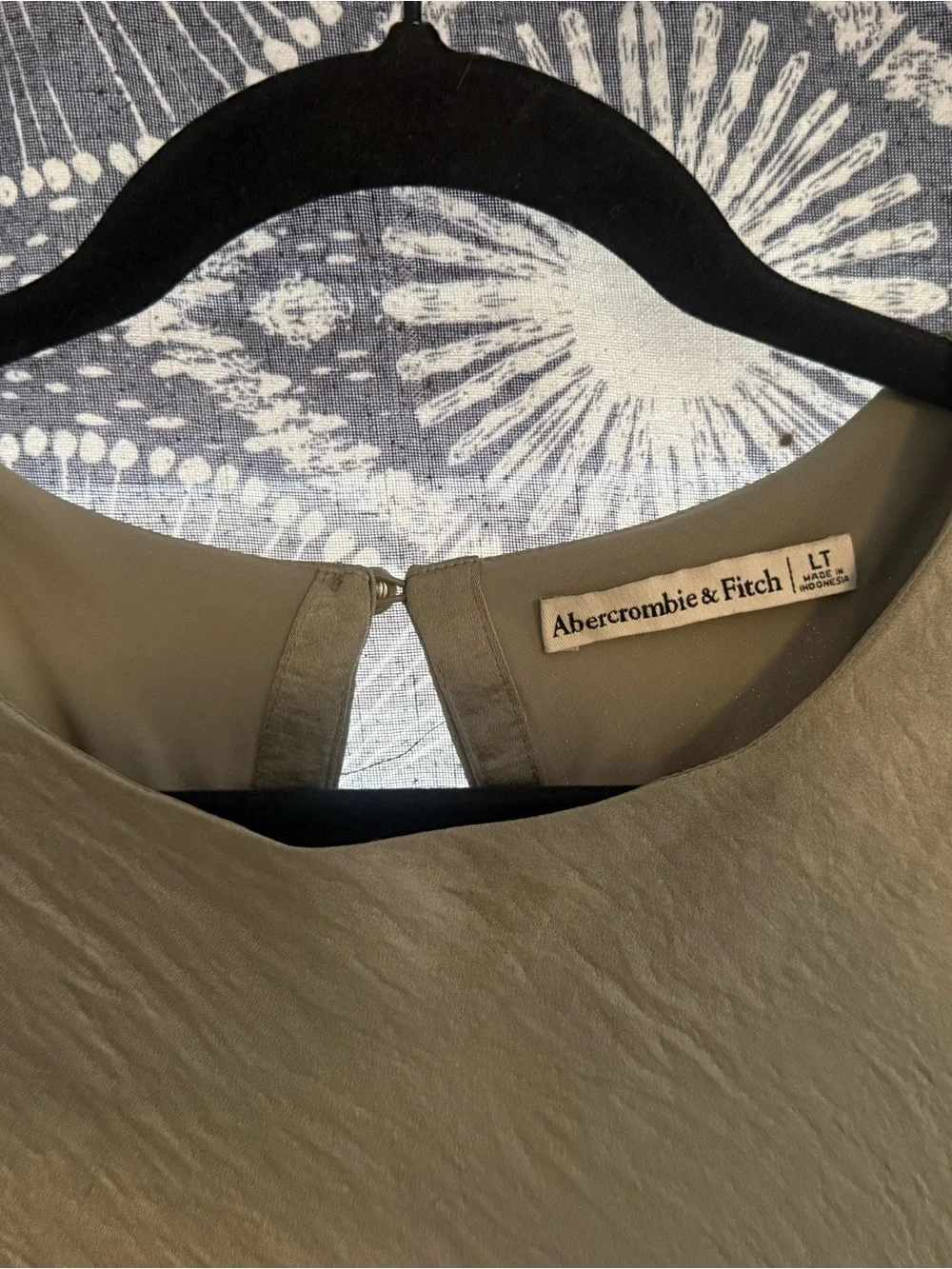 Abercrombie & Fitch Sage Green Maxi Dress